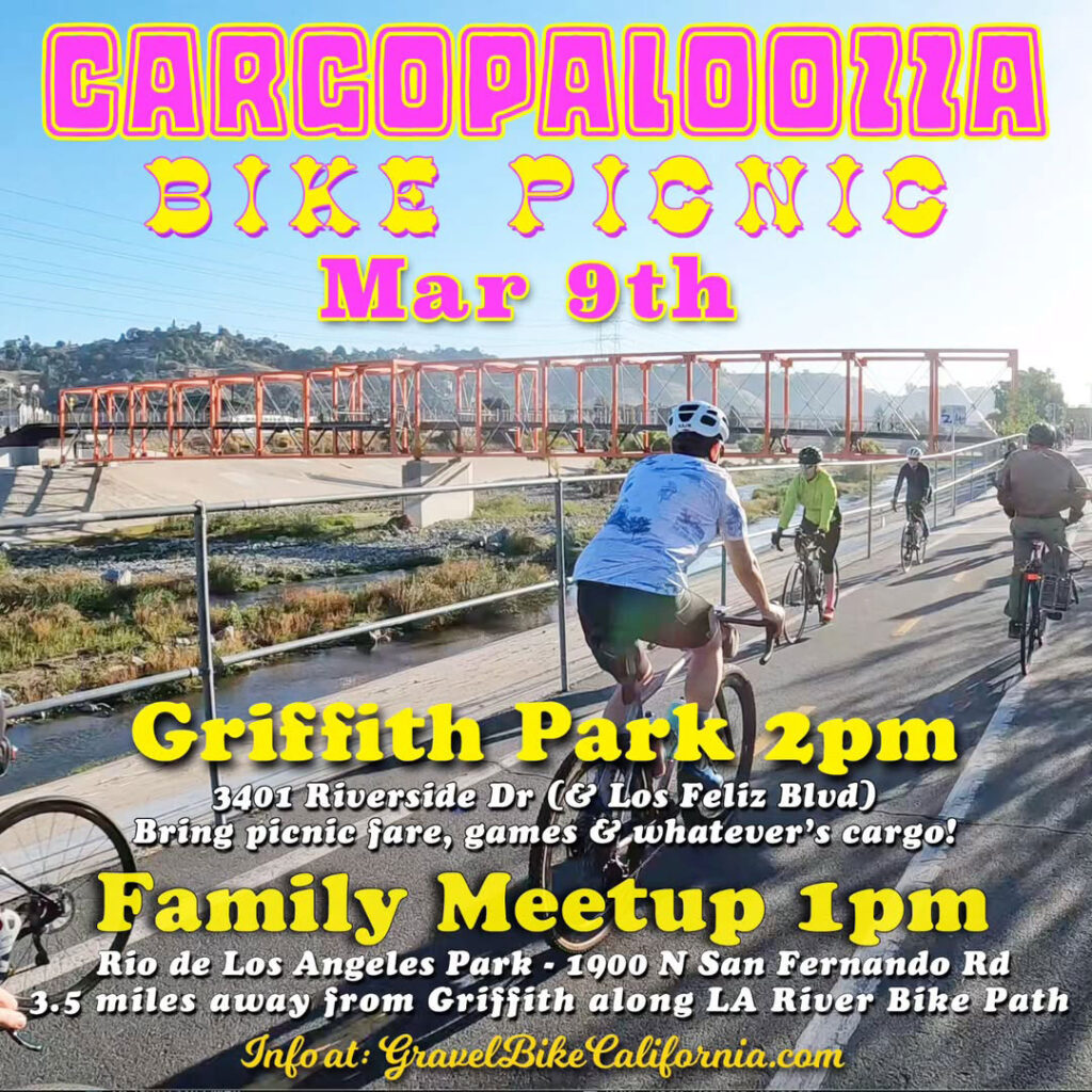 Flyer for the Cargopalooza bike picnic  